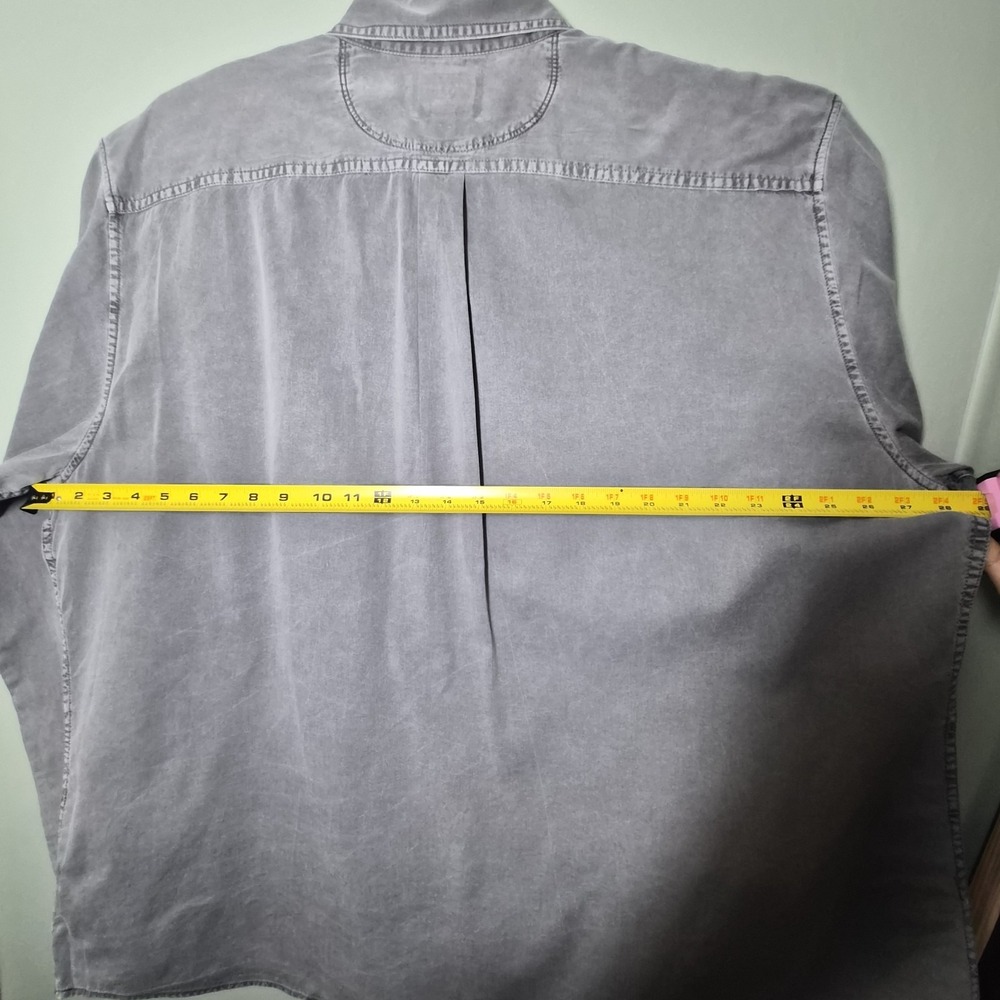 One Star Converse Button Down Chambrey Gray 2XL - Picture 9 of 13
